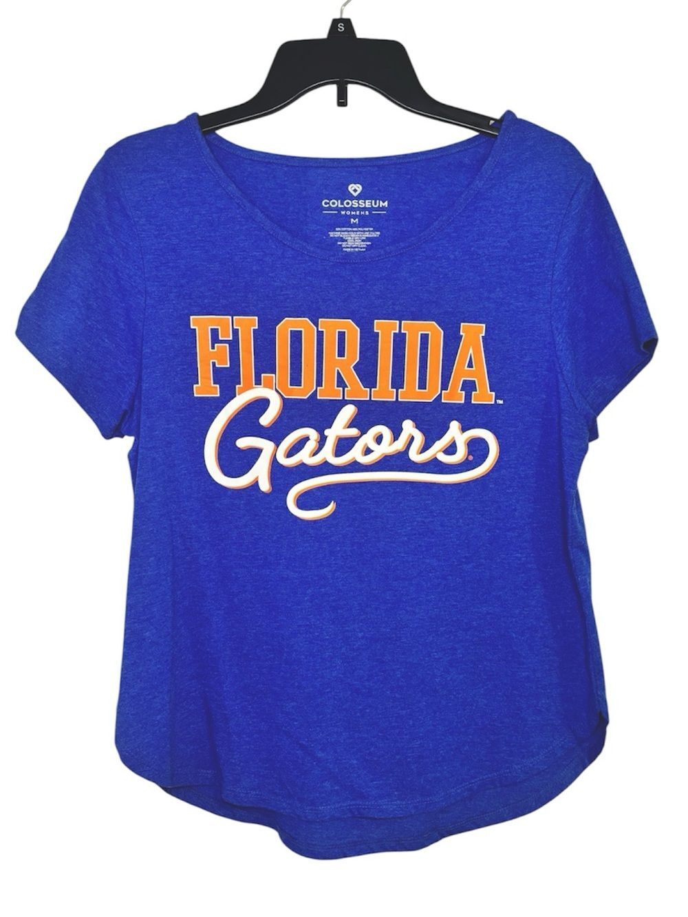 Colosseum Women's Florida Gators Blue Graphic Tee Size Medium